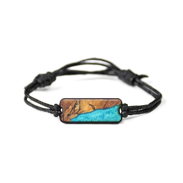 Classic Wood+Resin Bracelet - Effie (Blue, 636066) Discount