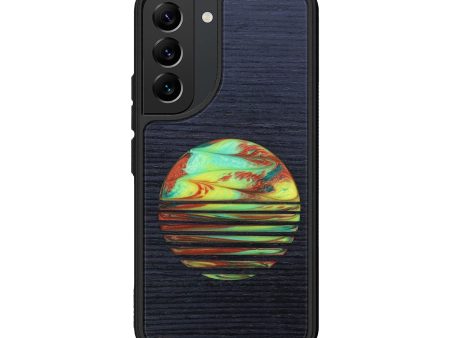 Galaxy S22 Wood+Resin Phone Case - Genevieve (Retro, 634727) For Discount