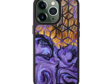 iPhone 13 Pro Wood+Resin Phone Case - Adonis (Pattern, 637004) Cheap