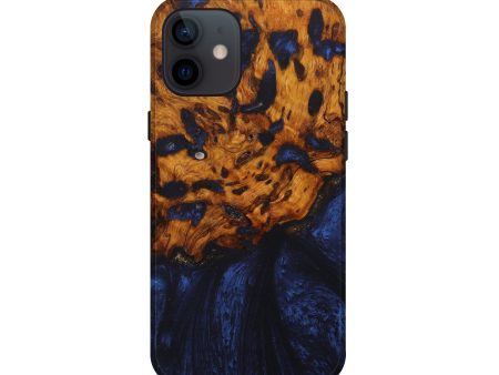 iPhone 12 mini Wood+Resin Live Edge Phone Case - Madalyn (Artist Pick, 635695) Discount