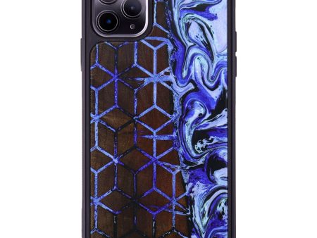 iPhone 11 Pro Max Wood+Resin Phone Case - Bobbi (Pattern, 636999) Supply