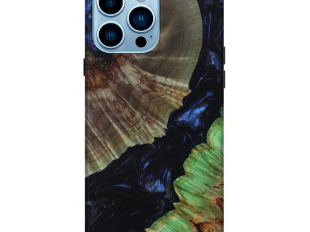 iPhone 14 Pro Max Wood+Resin Live Edge Phone Case - Xavier (Artist Pick, 635127) Cheap