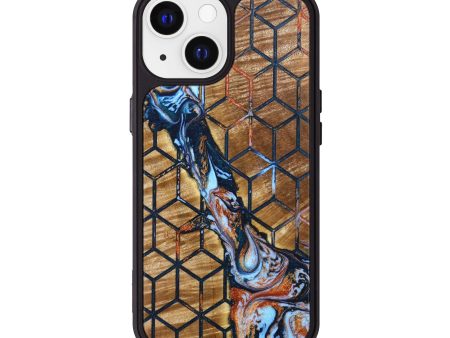 iPhone 13 Wood+Resin Phone Case - Major (Pattern, 636787) Fashion