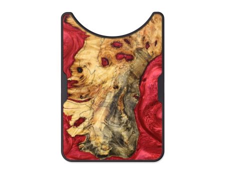 Alloy Wood+Resin Wallet - Ashleigh (Red, 634631) Hot on Sale