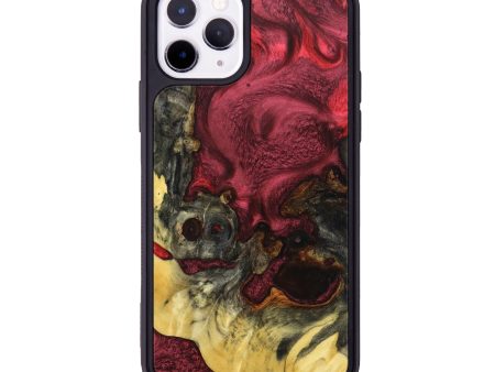 iPhone 11 Pro Wood+Resin Phone Case - Winter (Red, 636773) Discount