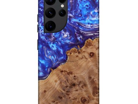 Galaxy S22 Ultra Wood+Resin Live Edge Phone Case - Bret (Artist Pick, 635130) Hot on Sale