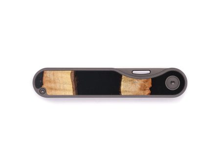 Minimalist Wood+Resin Pocket Knife - Iker (Black & White, 637105) For Discount