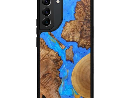 Galaxy S22 Plus Wood+Resin Phone Case - Cassie (Mosaic, 634869) For Sale