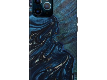 iPhone 12 Pro Max Wood+Resin Live Edge Phone Case - Dewey (Artist Pick, 635138) on Sale