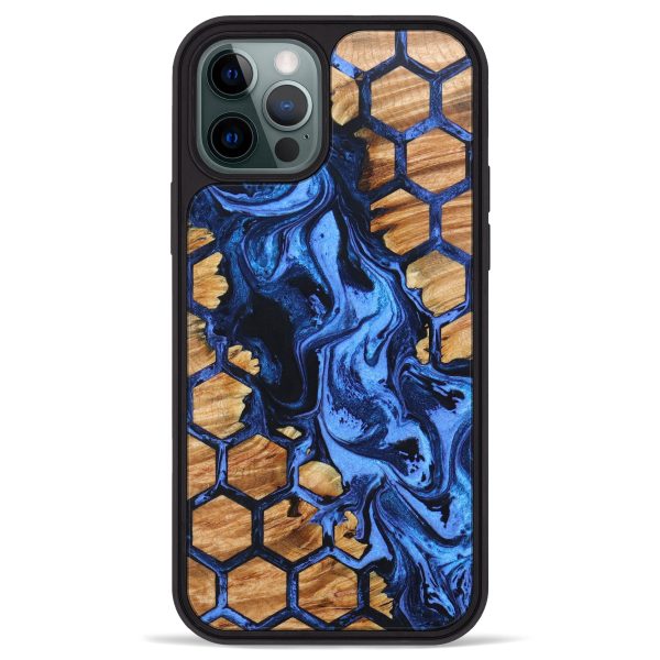 iPhone 12 Pro Max Wood+Resin Phone Case - Armando (Pattern, 636977) Online Hot Sale