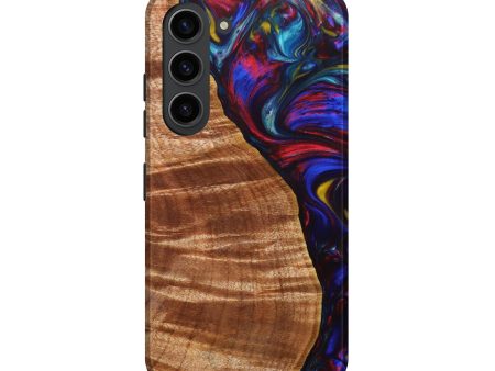 Galaxy S23 Wood+Resin Live Edge Phone Case - Archie (Artist Pick, 635949) Discount