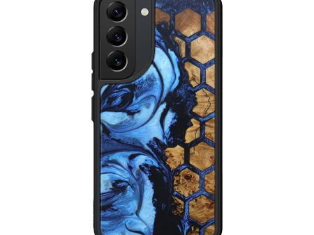 Galaxy S22 Wood+Resin Phone Case - Sandy (Pattern, 636009) Fashion