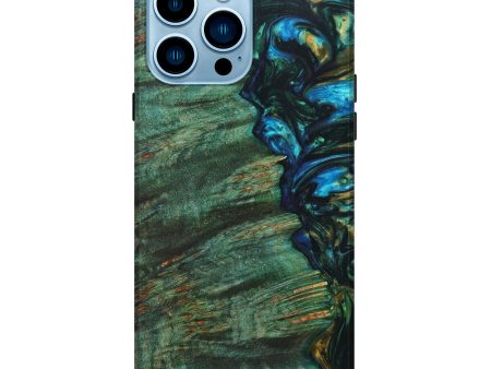 iPhone 14 Pro Max Wood+Resin Live Edge Phone Case - Gerard (Artist Pick, 635943) Cheap