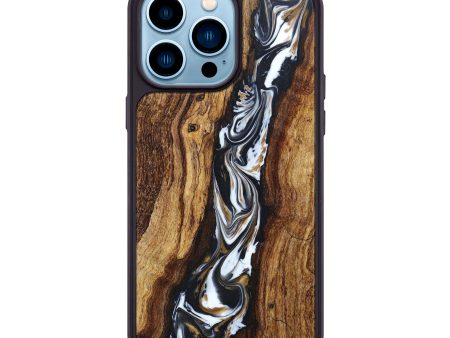 iPhone 14 Pro Max Wood+Resin Phone Case - Breanna (Artist Pick, 636006) on Sale