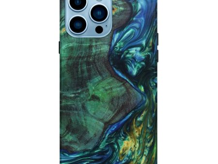 iPhone 14 Pro Max Wood+Resin Live Edge Phone Case - Phoenix (Artist Pick, 635135) Supply