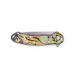 EDC ResinArt Pocket Knife - River (Retro, 636374) For Discount