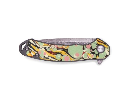 EDC ResinArt Pocket Knife - River (Retro, 636374) For Discount