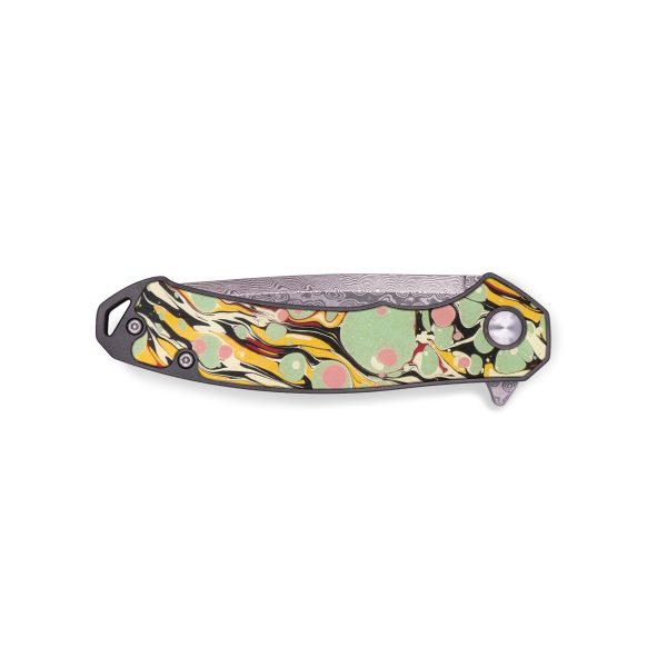 EDC ResinArt Pocket Knife - River (Retro, 636374) For Discount