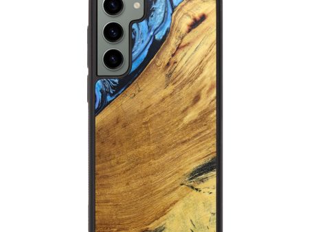 Galaxy S23 Plus Wood+Resin Phone Case - Esmeralda (Buckeye Burl, 636710) Online