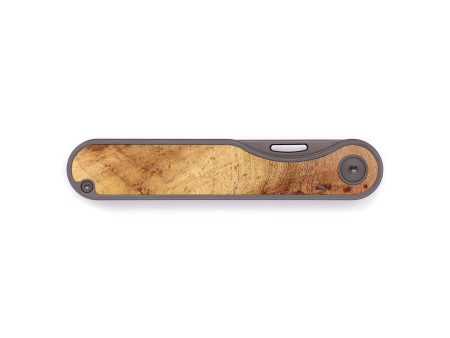 Minimalist Wood+Resin Pocket Knife - Emerson (Maple Burl, 636526) Online Sale