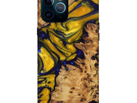 iPhone 12 Pro Max Wood+Resin Live Edge Phone Case - Ashanti (Artist Pick, 635527) Online Sale