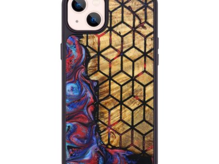 iPhone 14 Plus Wood+Resin Phone Case - Averie (Pattern, 631883) Discount