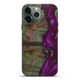 iPhone 13 Pro Max Wood+Resin Live Edge Phone Case - Avie (Purple, 633161) For Cheap