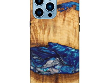 iPhone 14 Pro Max Wood+Resin Live Edge Phone Case - Rosa (Artist Pick, 632441) Online