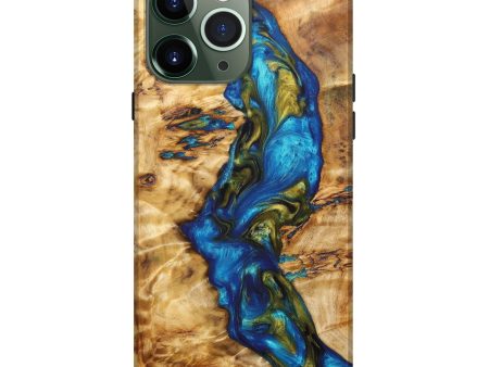 iPhone 13 Pro Max Wood+Resin Live Edge Phone Case - Dimitri (Artist Pick, 632227) Cheap