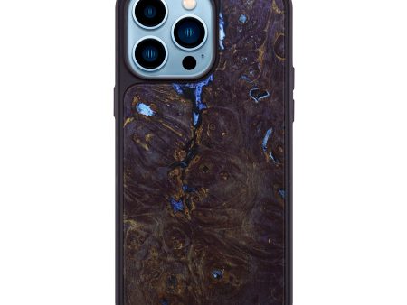 iPhone 14 Pro Max Wood+Resin Phone Case - Catriona (Buckeye Burl, 633726) For Sale