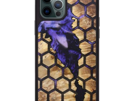 iPhone 12 Pro Max Wood+Resin Phone Case - Archie (Pattern, 633511) Sale