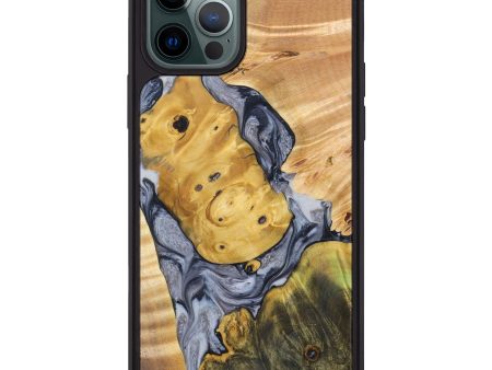 iPhone 12 Pro Max Wood+Resin Phone Case - Adler (Mosaic, 632512) For Cheap