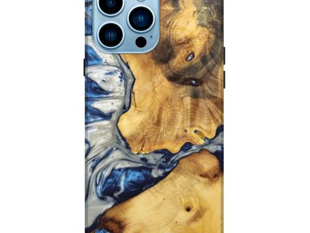 iPhone 14 Pro Max Wood+Resin Live Edge Phone Case - Cortney (Artist Pick, 632220) Online Sale