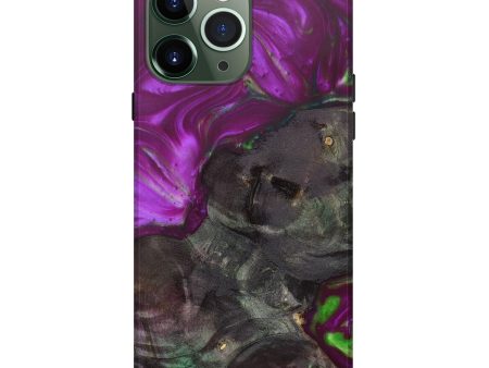 iPhone 13 Pro Max Wood+Resin Live Edge Phone Case - Anabelle (Purple, 631561) Cheap