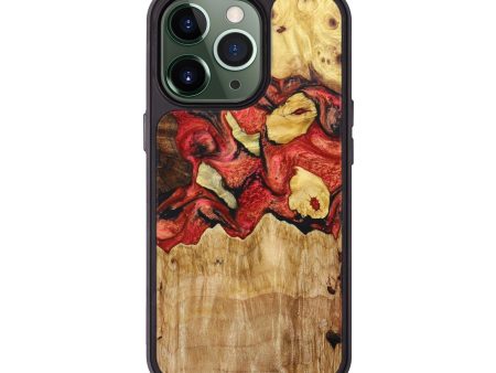 iPhone 13 Pro Wood+Resin Phone Case - Paulina (Mosaic, 636230) Cheap