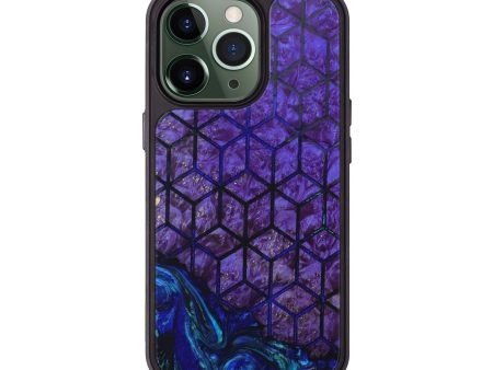 iPhone 13 Pro Wood+Resin Phone Case - Ulrika (Pattern, 634251) For Cheap