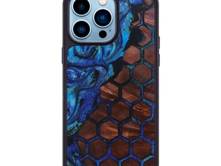 iPhone 14 Pro Max Wood+Resin Phone Case - Woodrow (Pattern, 634592) For Discount