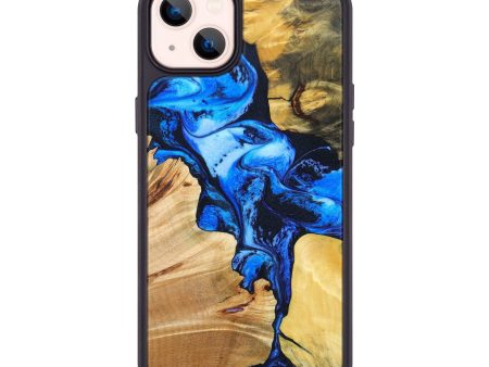 iPhone 14 Plus Wood+Resin Phone Case - Darwin (Mosaic, 631475) Online now