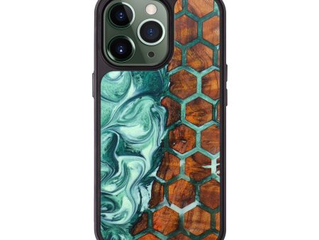 iPhone 13 Pro Wood+Resin Phone Case - Mylah (Pattern, 631693) Hot on Sale