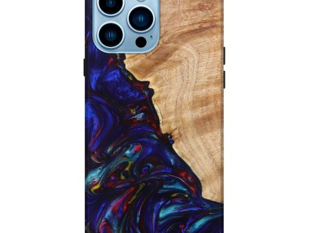 iPhone 14 Pro Max Wood+Resin Live Edge Phone Case - Abel (Artist Pick, 636202) Online