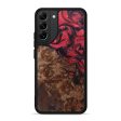 Galaxy S22 Plus Wood+Resin Phone Case - Lydia (Red, 634542) Online Hot Sale