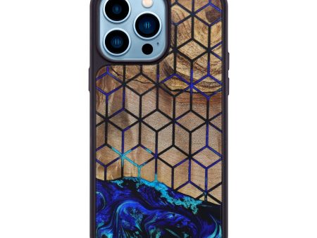 iPhone 14 Pro Max Wood+Resin Phone Case - Stacy (Pattern, 634223) Cheap