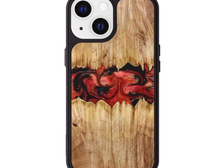 iPhone 13 Wood+Resin Phone Case - Marshall (Red, 632010) Online Hot Sale