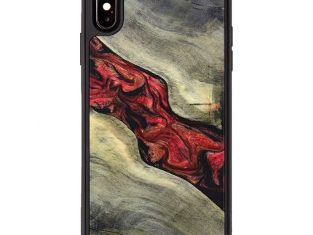 iPhone Xs Max Wood+Resin Phone Case - Jase (Red, 632645) Online Hot Sale