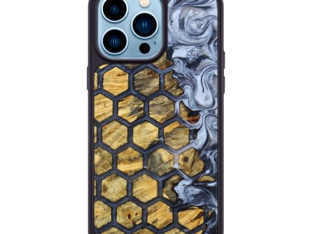 iPhone 14 Pro Max Wood+Resin Phone Case - Xavier (Pattern, 631908) Cheap