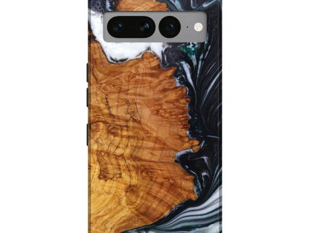 Pixel 7 Pro Wood+Resin Live Edge Phone Case - Kevin (Black & White, 633085) Online