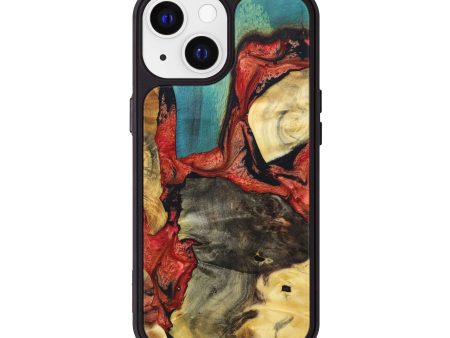 iPhone 13 Wood+Resin Phone Case - Xena (Mosaic, 632513) Hot on Sale