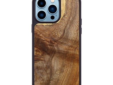 iPhone 14 Pro Max Burl Wood Phone Case - Micheal (Maple Burl, 635475) on Sale