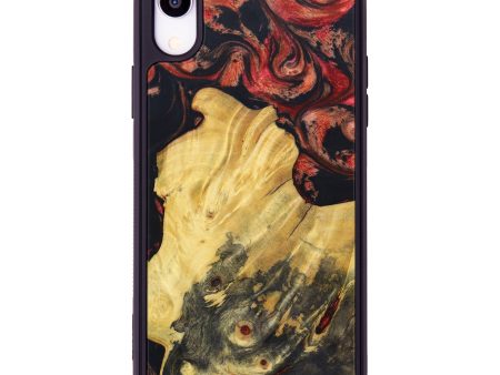 iPhone Xr Wood+Resin Phone Case - Canute (Red, 633567) Discount