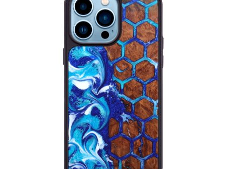 iPhone 14 Pro Max Wood+Resin Phone Case - Cheyenne (Pattern, 632162) Online now